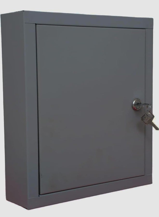SPYLOCK Metal Keyholder Box 28 Key Wall Box Storage Key Organizer Wall Mount Key Holder for Wall Size Large 13 * 11 * 3 inch - Image 1