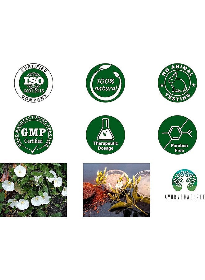 AYURVEDASHREE Shankhpushpi Powder 100 Gm | Convolvulus Pluricaulis | Supports Immunity System | Vegan | Non GMO | GMP Certified | Gluten Free - Image 3