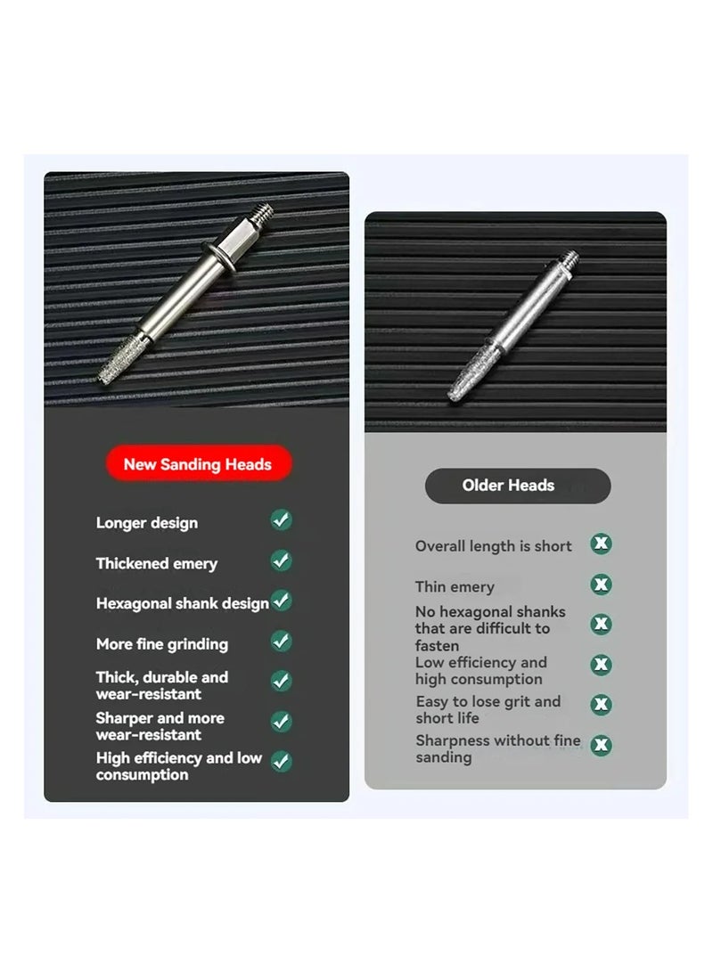 ارواق المحمولة كرنك سلسلة طاحونة المنزلية سلسلة المنشار مبراة أداة السلطة ملف طحن شحذ الجهاز - Image 5