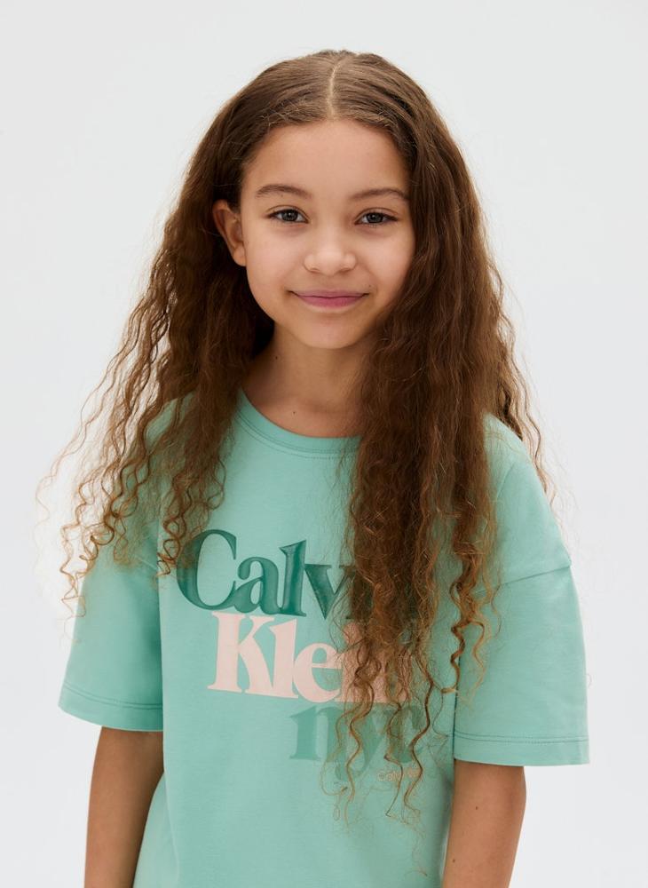 Calvin Klein Jeans Kids Logo Placement T-Shirt Dress - Image 4