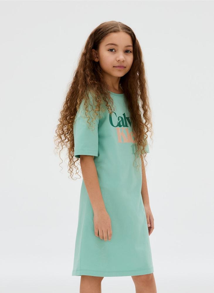 Calvin Klein Jeans Kids Logo Placement T-Shirt Dress - Image 5