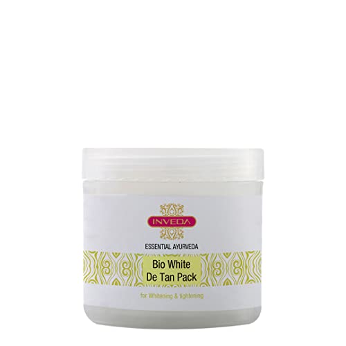 Inveda Bio White De Tan Face Pack with the Goodness of Peppermint Oil and Eucalyptus for Healthy Skin Glow, 100ml - Image 1