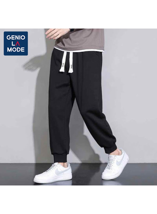 Geniolamode Men's Casual Pants Loose Comfortable Elastic Cuff Sports All-match Trousers Trendy Men's Clothing Men's Pants - Image 2
