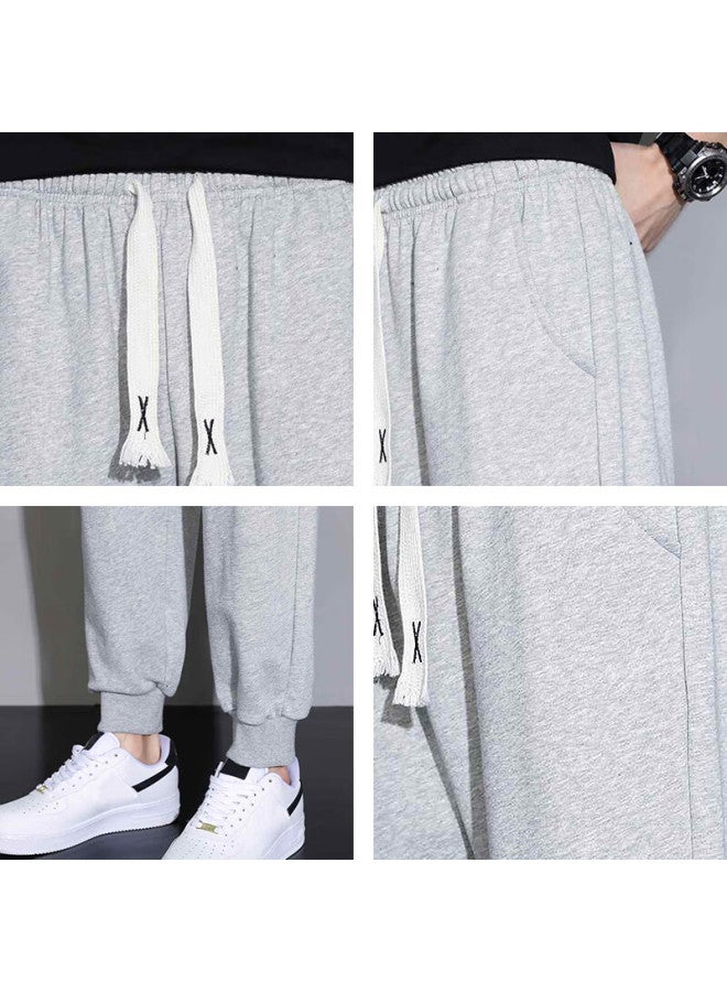Geniolamode Men's Casual Pants Loose Comfortable Elastic Cuff Sports All-match Trousers Trendy Men's Clothing Men's Pants - Image 4