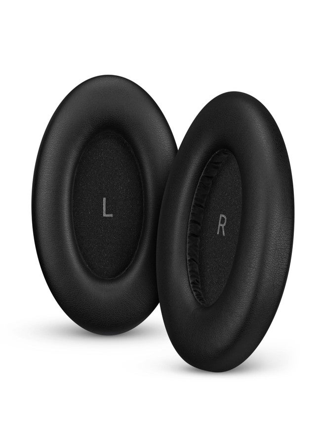 BRAINWAVZ Replacement Earpads for Sennheiser Momentum 4 (IV) Wireless Headphones, Soft PU Leather Cushions, Extra Comfort, Easy & Quick Installation, by Brainwavz (Black) - Image 1
