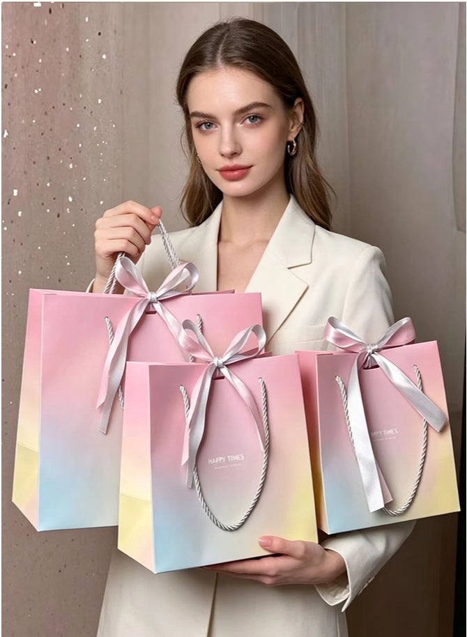 nookly 3 Pieces Paper Gift Bags Set, Large Medium Small Sizes, Suitable for Birthday Parties and Special Occasions - Image 4
