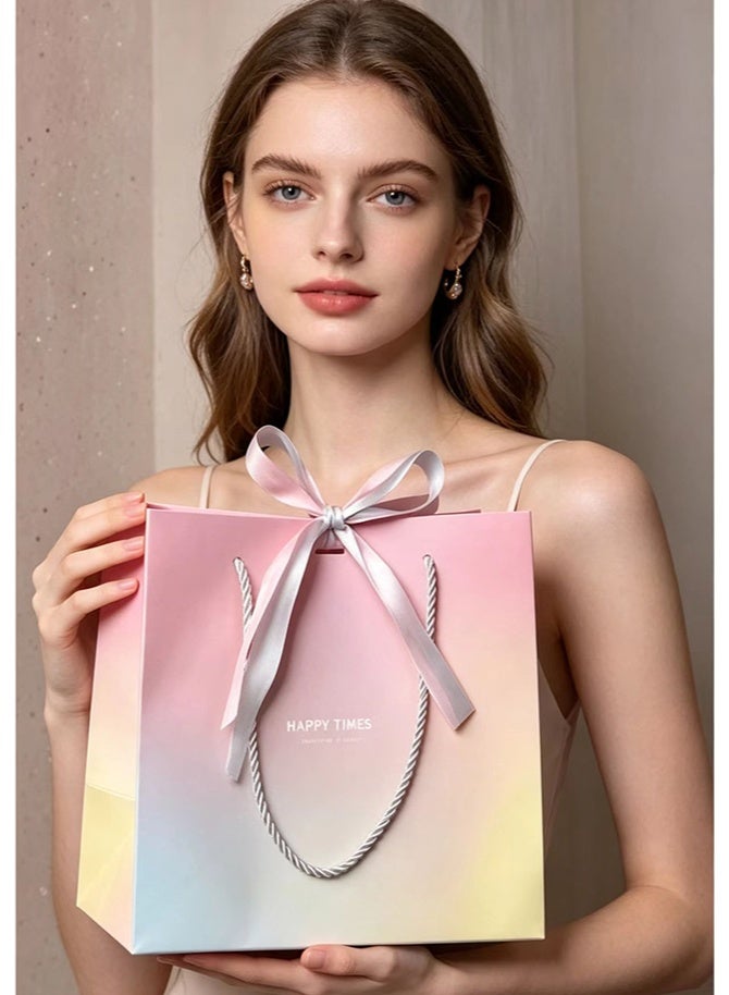 nookly 3 Pieces Paper Gift Bags Set, Large Medium Small Sizes, Suitable for Birthday Parties and Special Occasions - Image 2