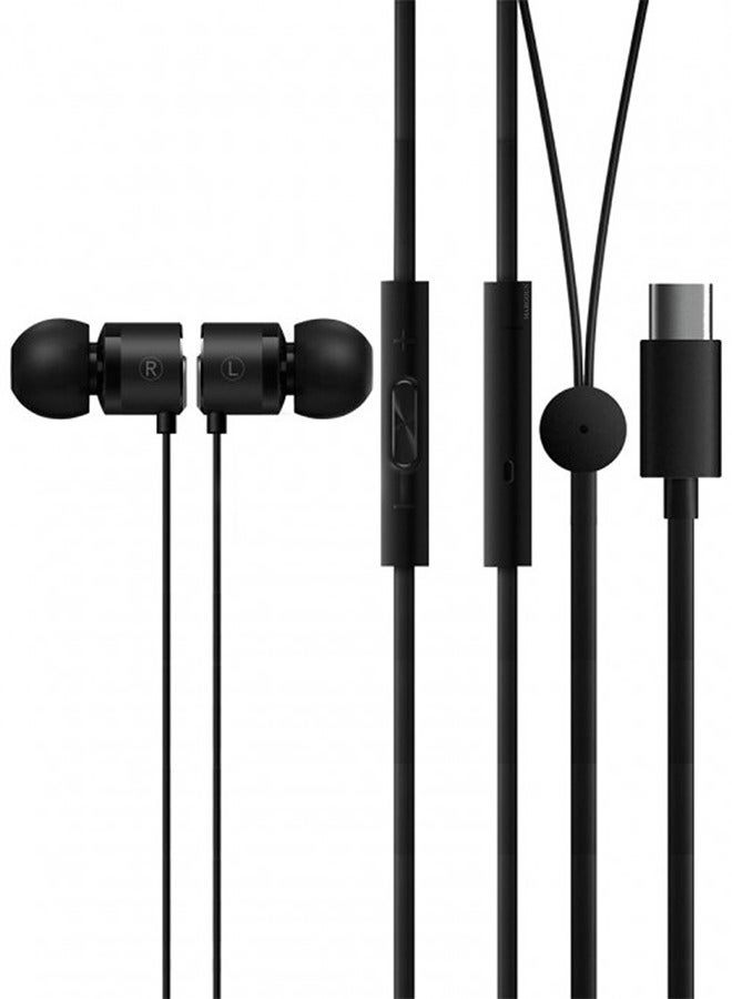 CATANES Bullet Earphones Auricolare Original Stereo BE02T TYPE C with Mic, Hi-Res Audio & Bass Boost- Black - Image 1