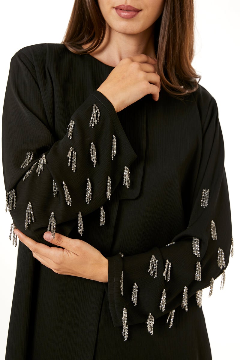 Moistreet Embellished Long Sleeve Top & Pant Set - Image 4