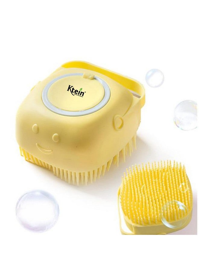 Ktein N Silicone Bath Brush | Body Scrubber With Soap Dispenser | Exfoliating & Massage Silicone Brush | Mud & Dirt Remover For Bathing". - Image 1