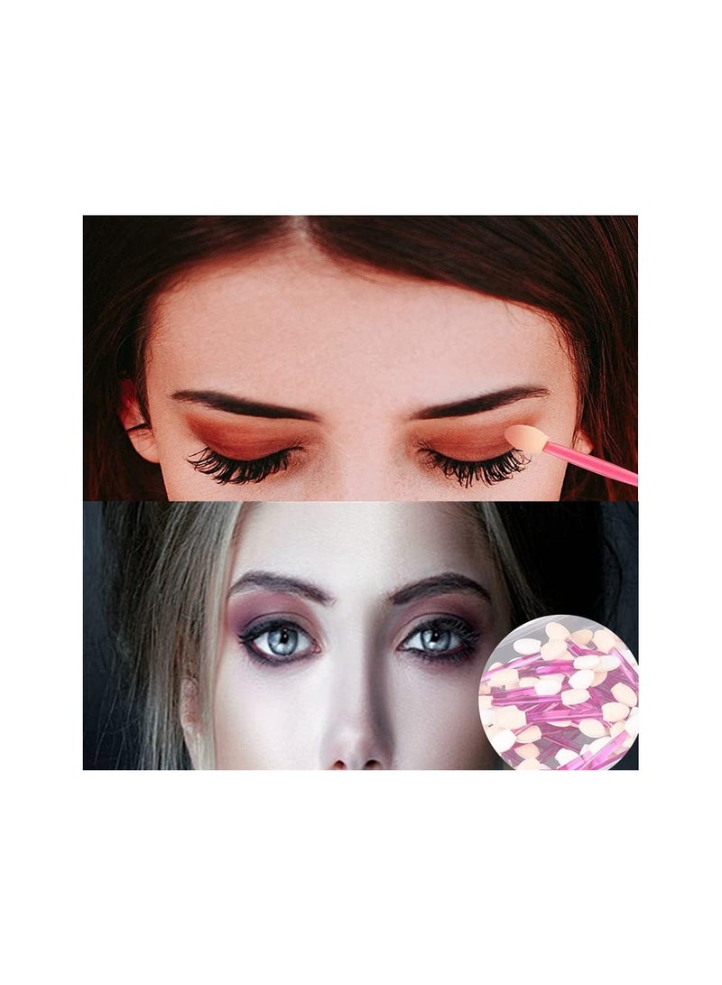 سبيس شوب 10 قطع من فرش ظلال العيون للاستخدام مرة واحدة فرش ظلال العيون للاستخدام مرة واحدة أدوات وضع ظلال العيون للاستخدام مرة واحدة إسفنجات فرش مكياج العيون - Image 3