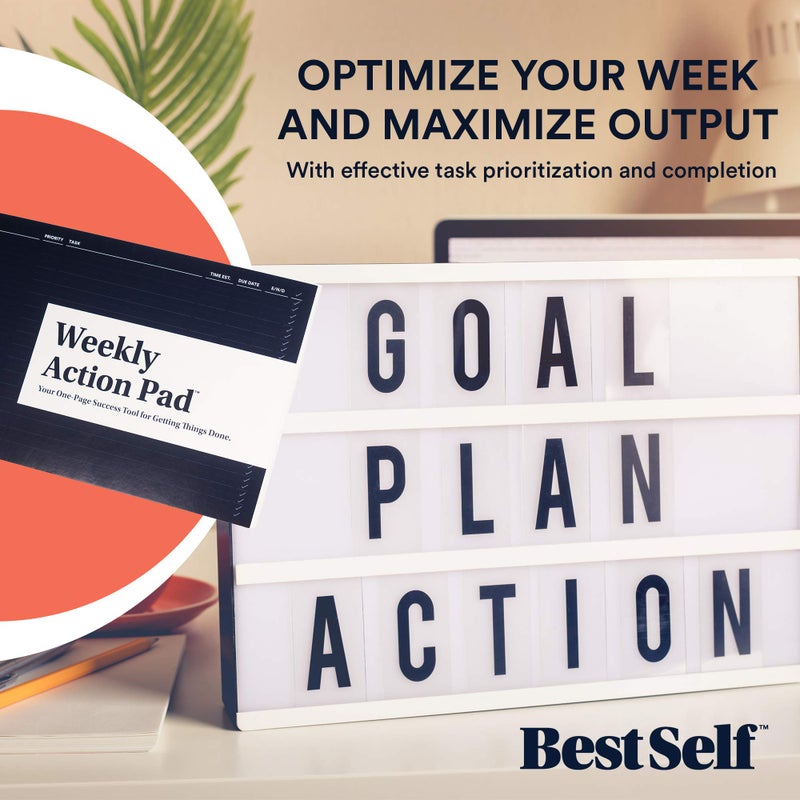 BestSelf Co. Task Planner: 1 Year of Tear-Off Sheets for Optimal Week Planning with Daily To-Do List & Planner - Image 2
