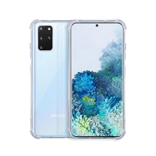 7-Seven 7SEVEN® Back Cover for Samsung Galaxy S20 Plus Transparent Mobile Back Case Shock Proof Design Camera Edges Protection Crystal Clear Phone Case Silicon Soft TPU and Flexible Bumper Phone Cover - Image 1