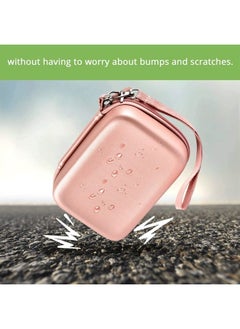 ALKOO Case Compatible with Canon for Ivy/for Ivy 2 Mobile Mini CLIQ CLIQ+ CLIQ2 CLIQ+2 Instant Camera Printer, Wireless Bluetooth Portable Smartphone Printer, Mesh Pocket fits Paper & Cable, Rose Gold  - Image 2