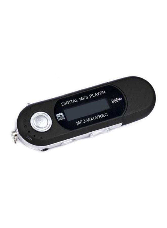 Voberry Digital MP3 Player With Earphones XYQ60107121BK_U00491 Black/Silver - Image 2