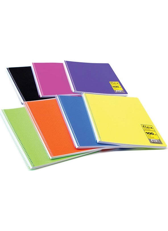 Mynote Flex Spiral PP 120 Sheets A4 Lined Notebook UC38120Ç 