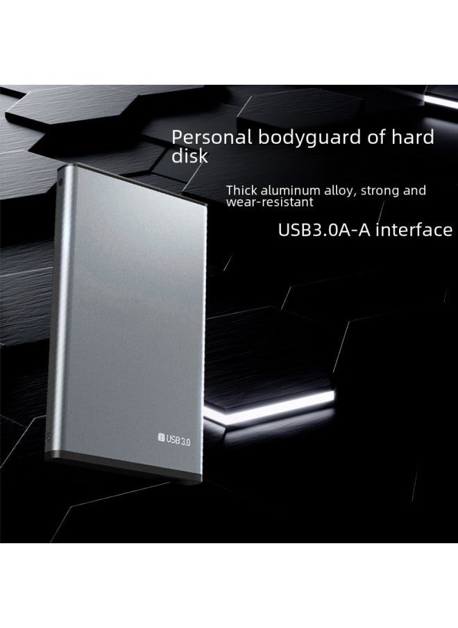 2.5 Inch Mobile Hard Disk Box SSD Mechanical Solid Aluminum Alloy Hard Disk Box 3.0-Color:iron Gray 3.0  - Image 4
