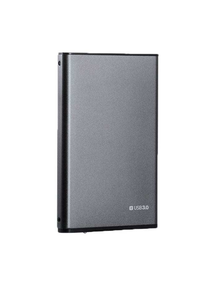 2.5 Inch Mobile Hard Disk Box SSD Mechanical Solid Aluminum Alloy Hard Disk Box 3.0-Color:iron Gray 3.0  - Image 1