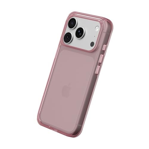 RhinoShield Clear Case Compatible with iPhone 17 Pro Transparent Protective Phone Case Exceeds Military Drop Standards Scratch Resistant Shockproof Trendy Colors Gleam Ros - Image 1