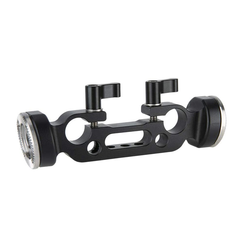 NICEYRIG Rosette Mount Extension Arm Connector with 15mm Dual Rod Clamp for ARRI Standard (M6 31.8mm) Rosette Handle Set - 254 - Image 4