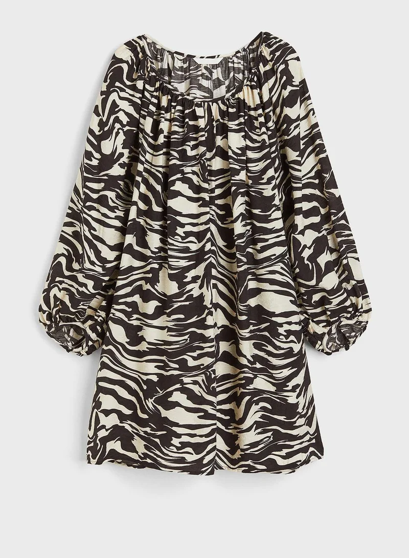 H&M Zebra Print Dress