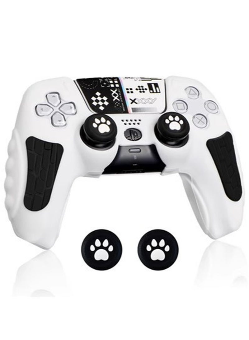 غطاء حافظة لجهاز التحكم اللاسلكي PS5/PS5 Slim من الجلد ثنائي الإحساس، مصنوع من السيليكون الناعم، مضاد للخدش، مضاد للسقوط، ملحقات أجهزة الألعاب الإلكترونية - Image 1