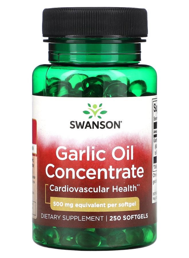 SWANSON Garlic Oil Concentrate 500 mg 250 Softgels