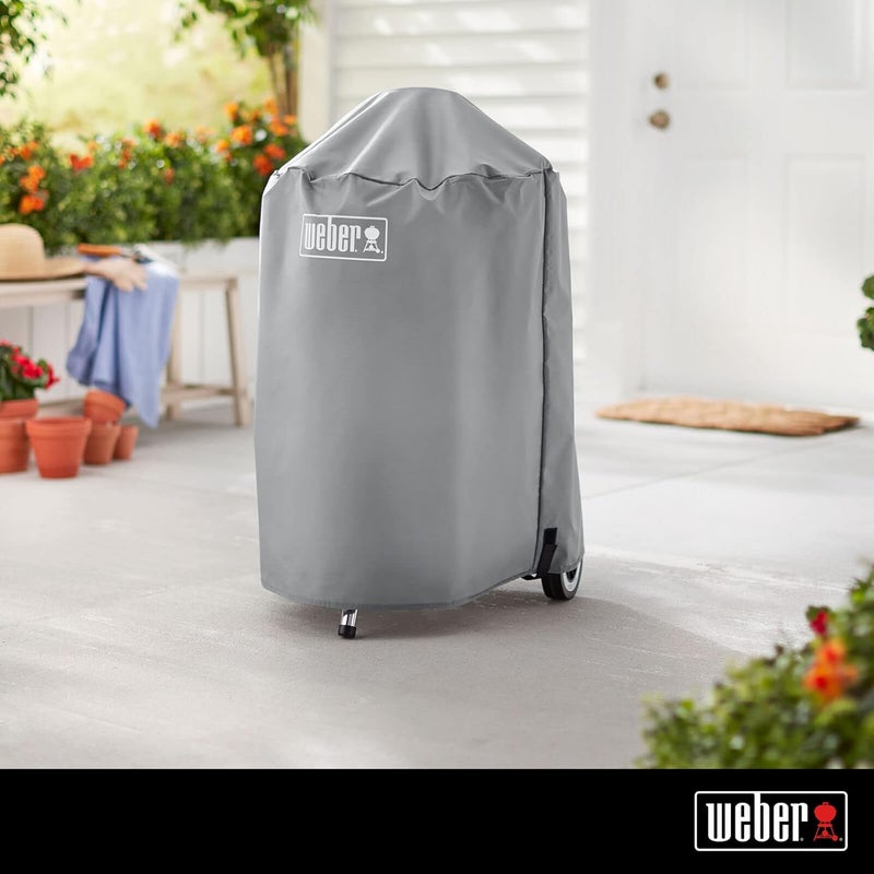 Weber - Premium Polyester Barbecue Cover, Built for 47cm charcoal barbecues grills, UV inhibitors in fabric resist fading, Breathable and water-resistant - Image 2