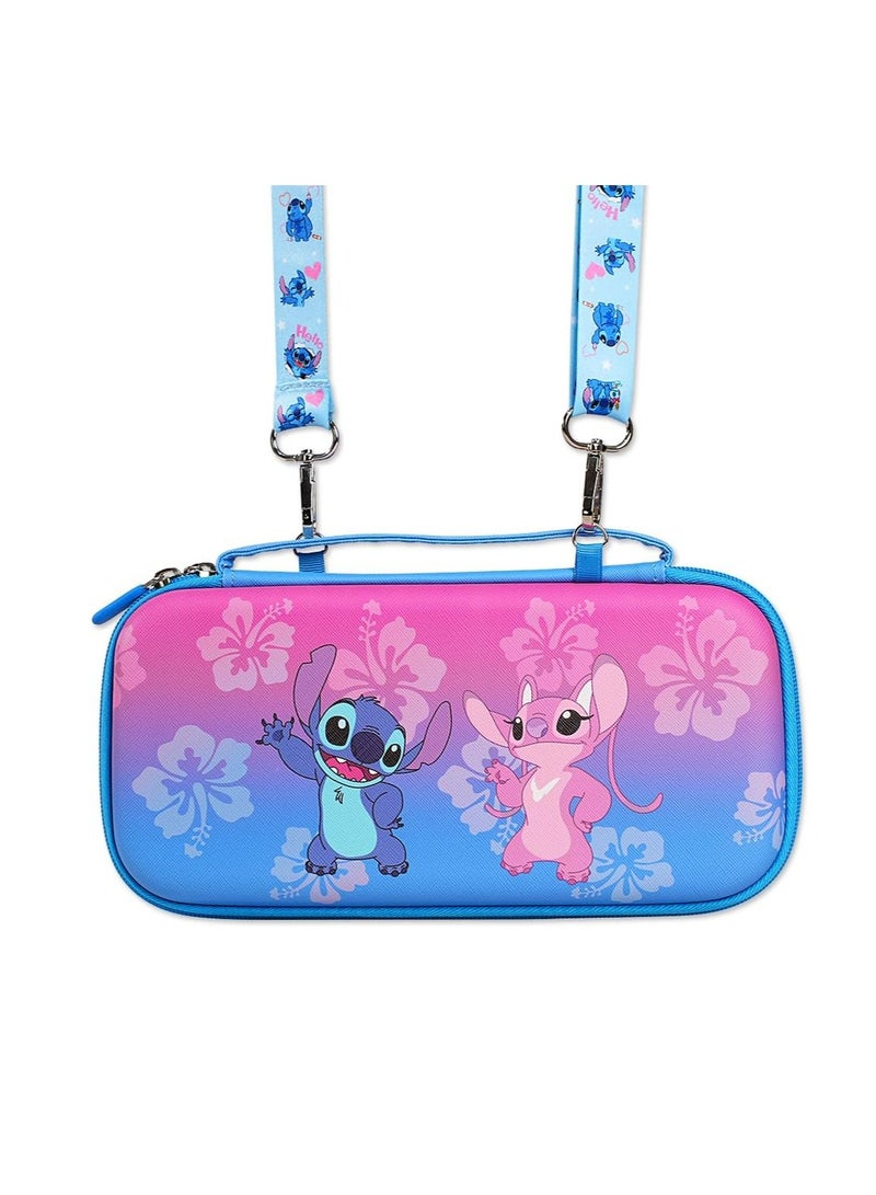 general A beautiful portable travel protective case for the Nintendo Switch OLED  which comes with shoulder straps and has a protective pouch inside - Image 1