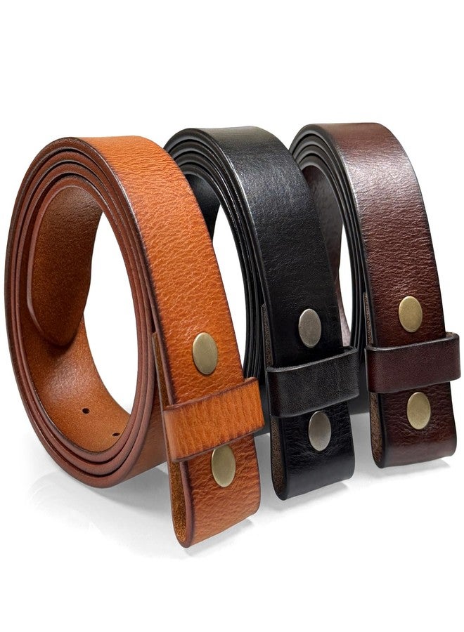 Belts.com BS040 100% One-Piece Full Grain Leather Belt Straps with Slot Hole 1-1/2" (38mm) Wide (Slot Hole-Brown, 36) - Image 2