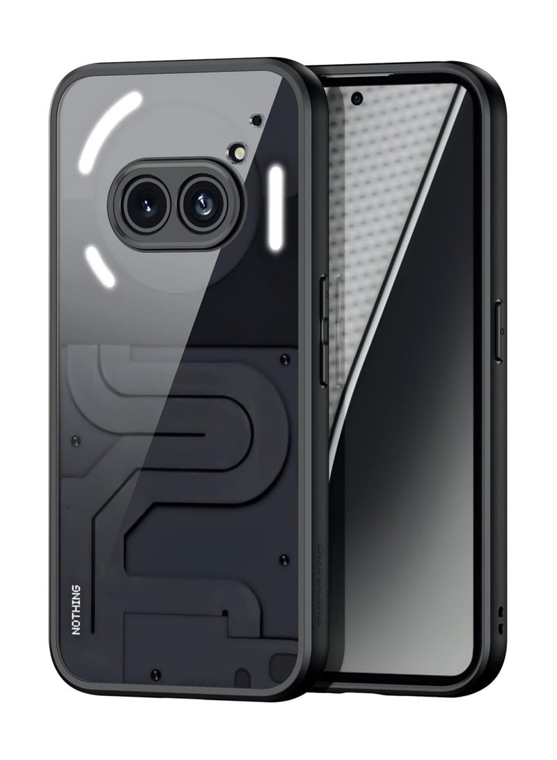 غطاء لهاتف Nothing Phone (2a) Plus 5G، غطاء شفاف كريستالي من مواد PC+TPU، مقاوم للصدمات ويعمل كحافة واقية لهاتف Nothing Phone 2a Plus. - Image 1