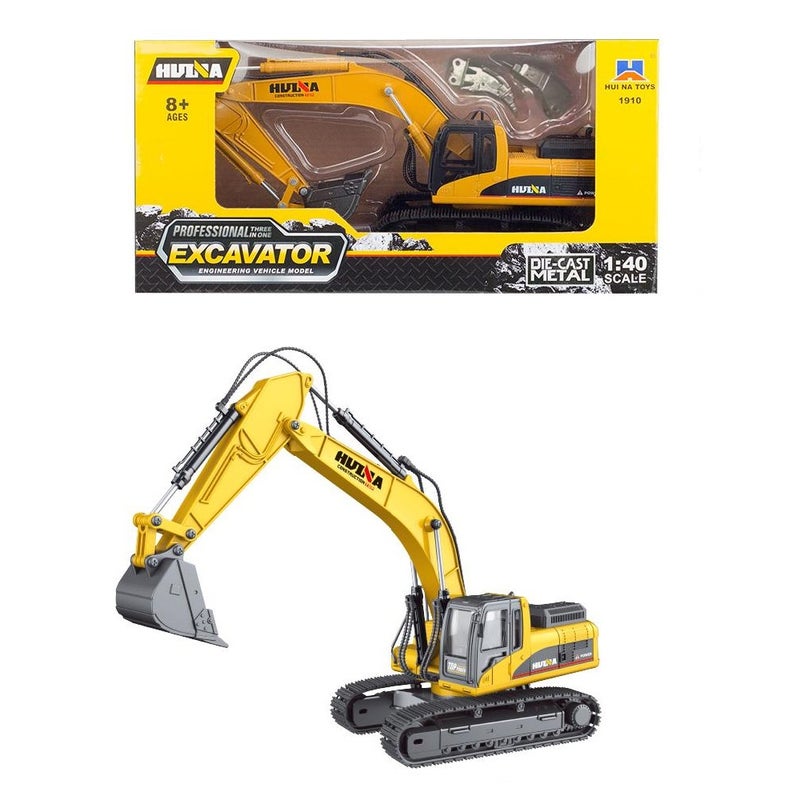 شاحنة حفارة 1/40 الحديدية - اصفر - 1910