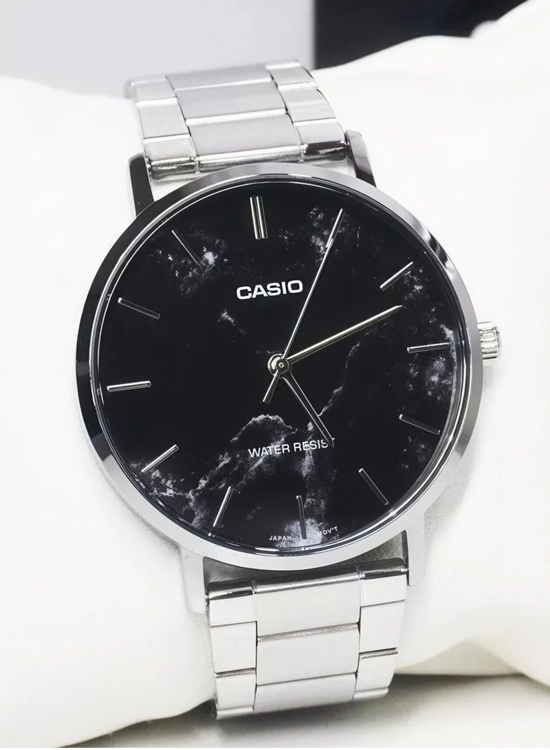 CASIO Multi Hands Men Formal Watch - MTP-VT01DM-1AUDF - Image 2
