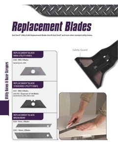 Red Devil 3275 Single Edge Razor Blades Safety Dispenser Of 10  - Image 5