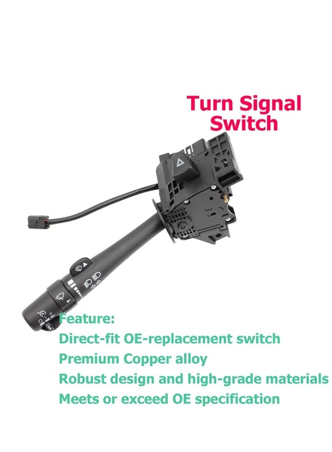 Topleo Turn Signal Switch Wiper Dimmer Combination Multi-Function Switch Replacement for 2002-2009 Chevy Silverado Tahoe GMC Envoy Sierra Yukon Buick, 2002-2009 Trailblazer Escalade Envoy Replaces OE 12450067, D6299A, SW3792 - Image 5