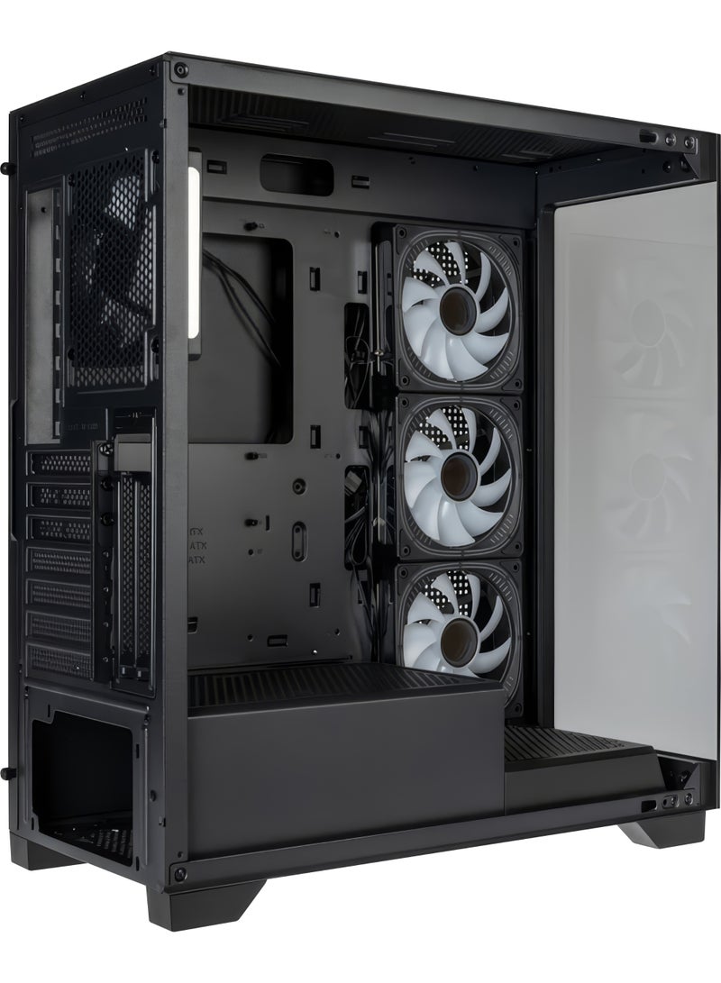 AEROCOOL B507F-G-BK-v1 / ARGB Fan x 4, Type C x 1, - Image 2