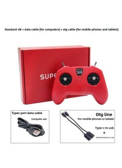SUPER-LINK Simulator Handle Remote Control Xiaohong SL8 V2 Crossing Machine DRL DCL Liftoff-Color:Sl8 V2【+data Cable For Computer+mobile Phone And Tablet】-Specifications:Special Simulator Handle For Crossover