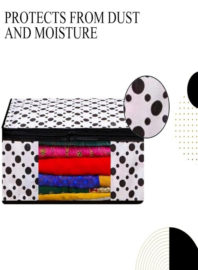 Shaping Fabric Garment Cover Non-Woven 90 GSM with Transparent Window & Double Metal Zipper - Pack of 9 | Dustproof Clothes Storage Bag for Sarees, Suits, Jackets, Shirts SCXLRL1582493517524148525336 - Image 3