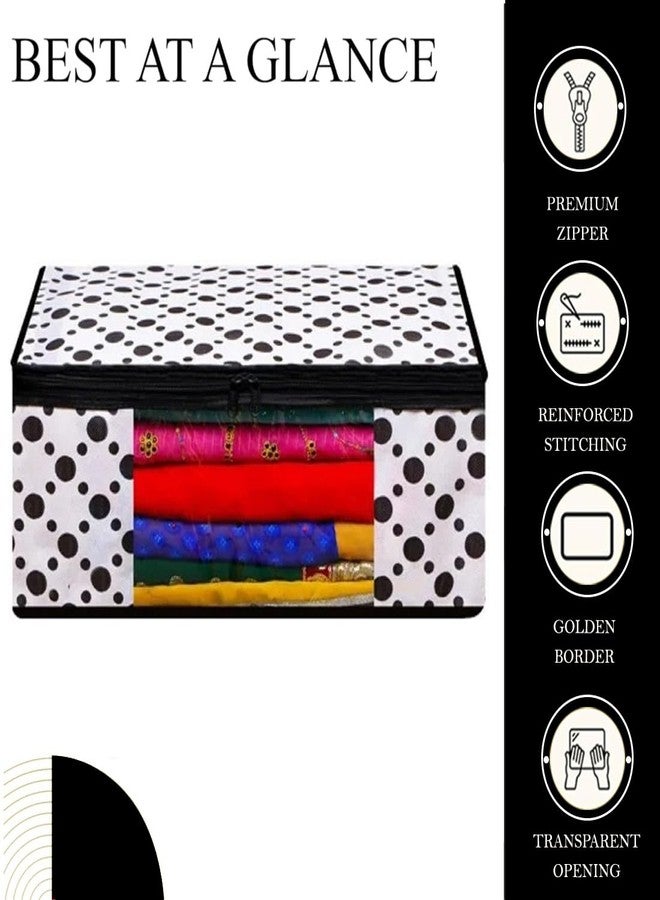 Shaping Fabric Garment Cover Non-Woven 90 GSM with Transparent Window & Double Metal Zipper - Pack of 9 | Dustproof Clothes Storage Bag for Sarees, Suits, Jackets, Shirts SCXLRL1582493517524148525336 - Image 4