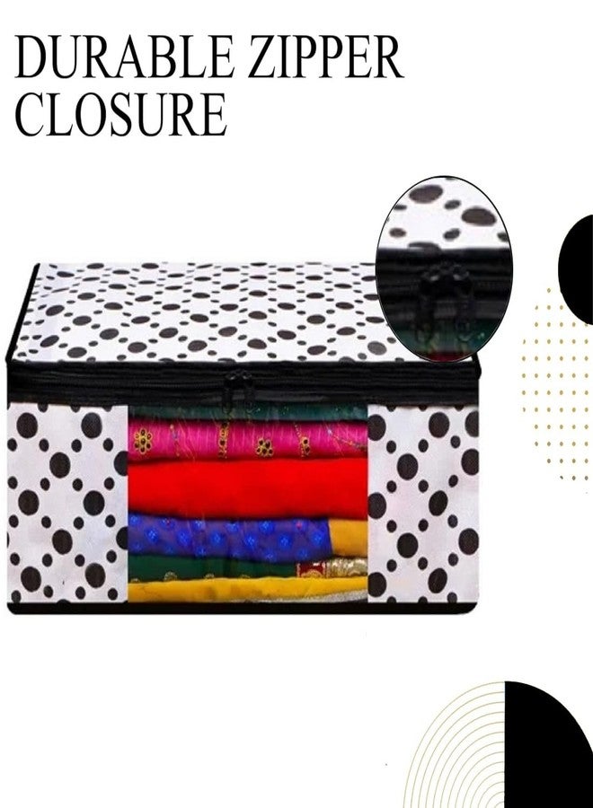 Shaping Fabric Garment Cover Non-Woven 90 GSM with Transparent Window & Double Metal Zipper - Pack of 9 | Dustproof Clothes Storage Bag for Sarees, Suits, Jackets, Shirts SCXLRL1582493517524148525336 - Image 5