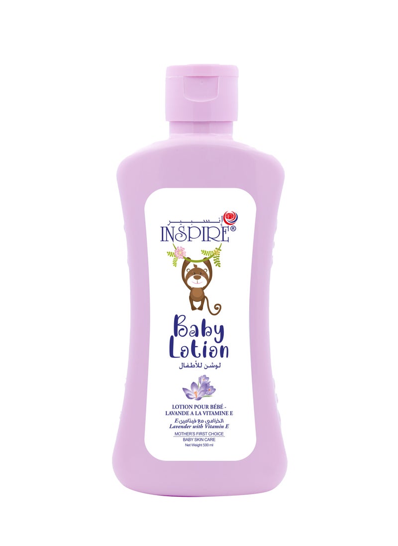 Inspire Baby Lotion with Lavender 500ml 