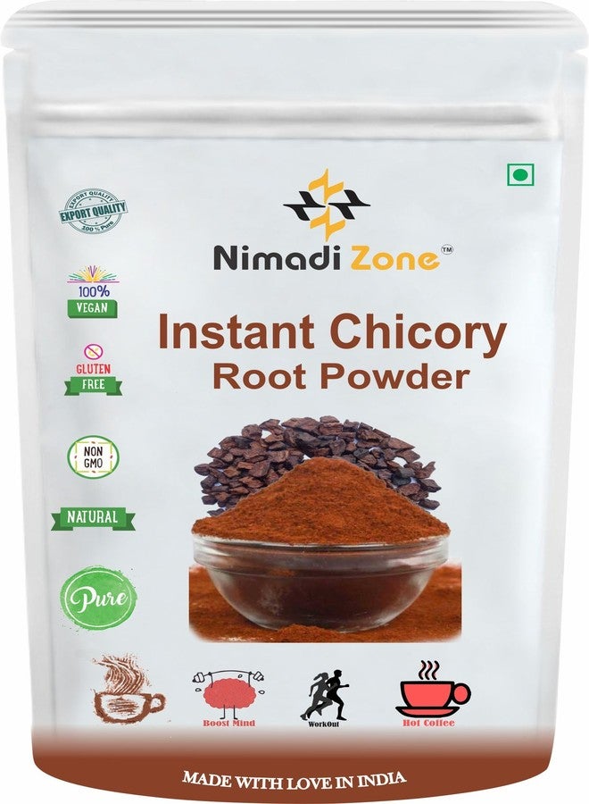 Nimadi Zone 100% Pure Instant Chicory Root Powder 200 gm with Rich Taste and Earthy Flavor Coffee Powder and High in Fiber Culinary Uses Chicory Powder Ideal for Smoothies, Baking - Image 1