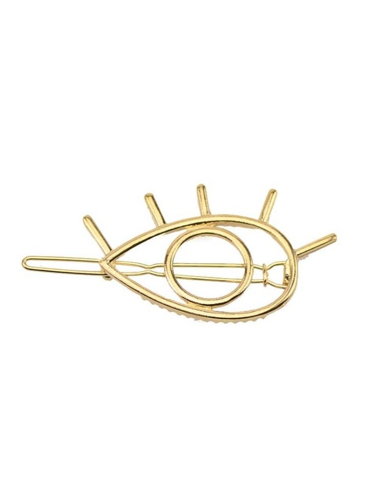 Sosha Elegance Golden Evil eye hair pin - Image 3