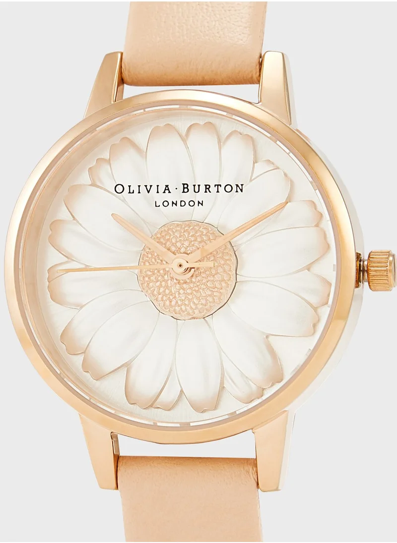 OLIVIA BURTON 3D Flower Analog Watch