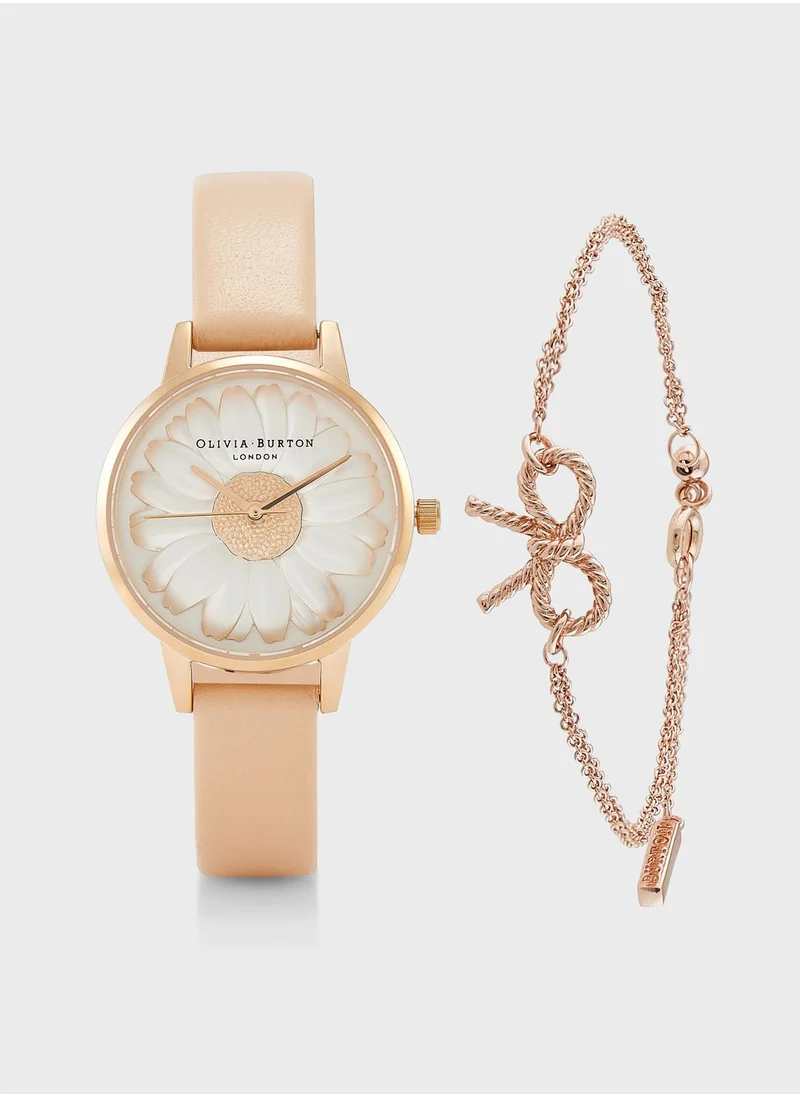 OLIVIA BURTON 3D Flower Analog Watch