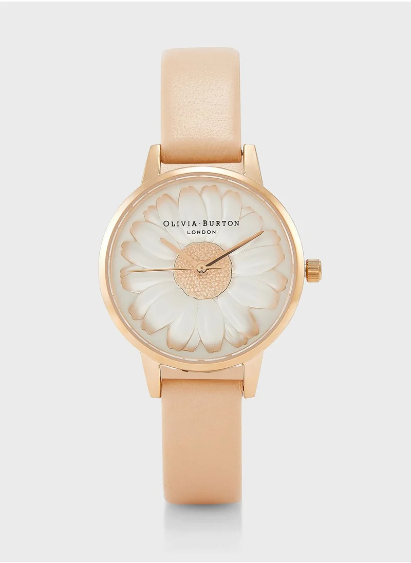 OLIVIA BURTON 3D Flower Analog Watch