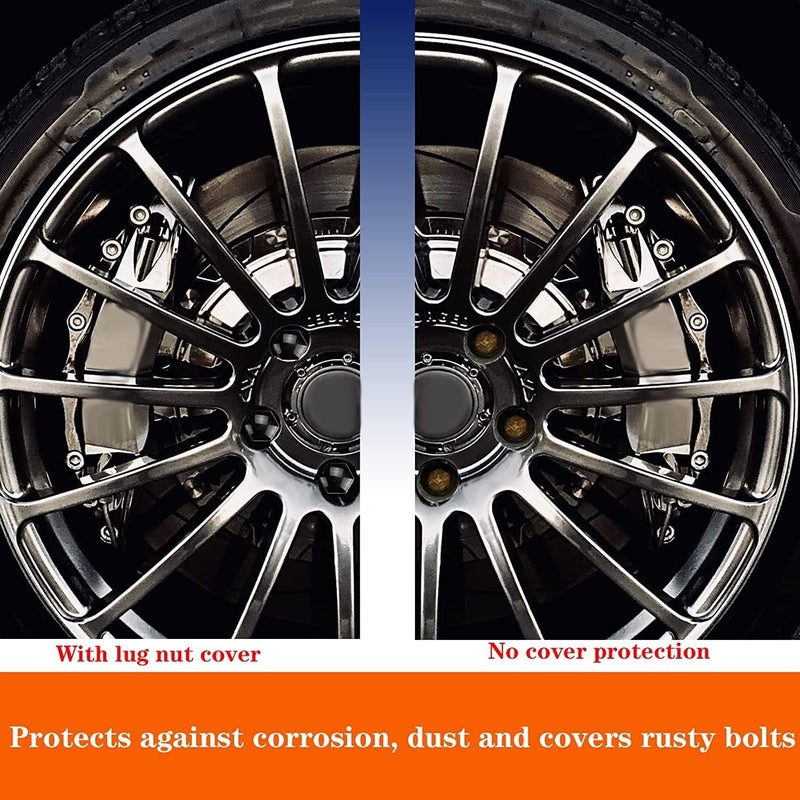 Gebildet 24pcs Wheel Nut Caps with Removal Tool - Image 4