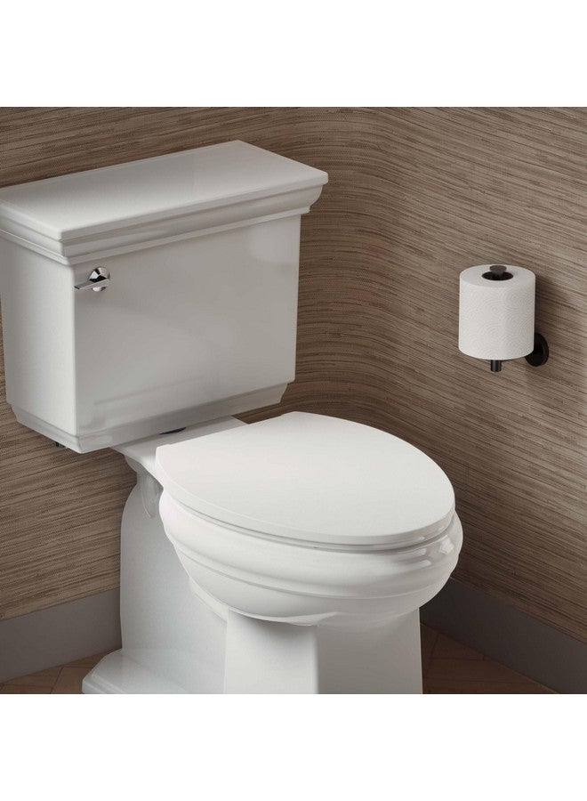 Kohler KOHLER K-27331-0 Glissade ReadyLatch Quiet Close Elongated Toilet Seat, White, Grip-Tight bumpers prevent shifting plus Quiet-Close technology - Image 1