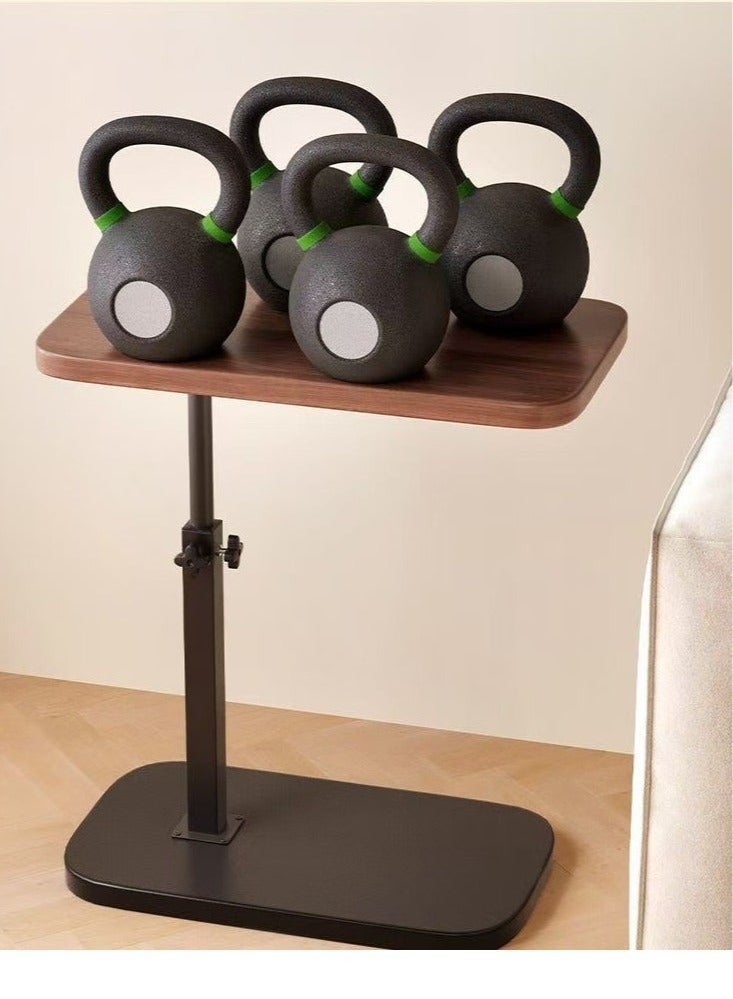 XiuWoo Adjustable Height Bedside Table Lift Top Storage Side Table for Sofa Living Room Bedroom Modern Space-Saving End Table with Wheels Multi-Functional Home Furniture 40*30 cm - Image 5