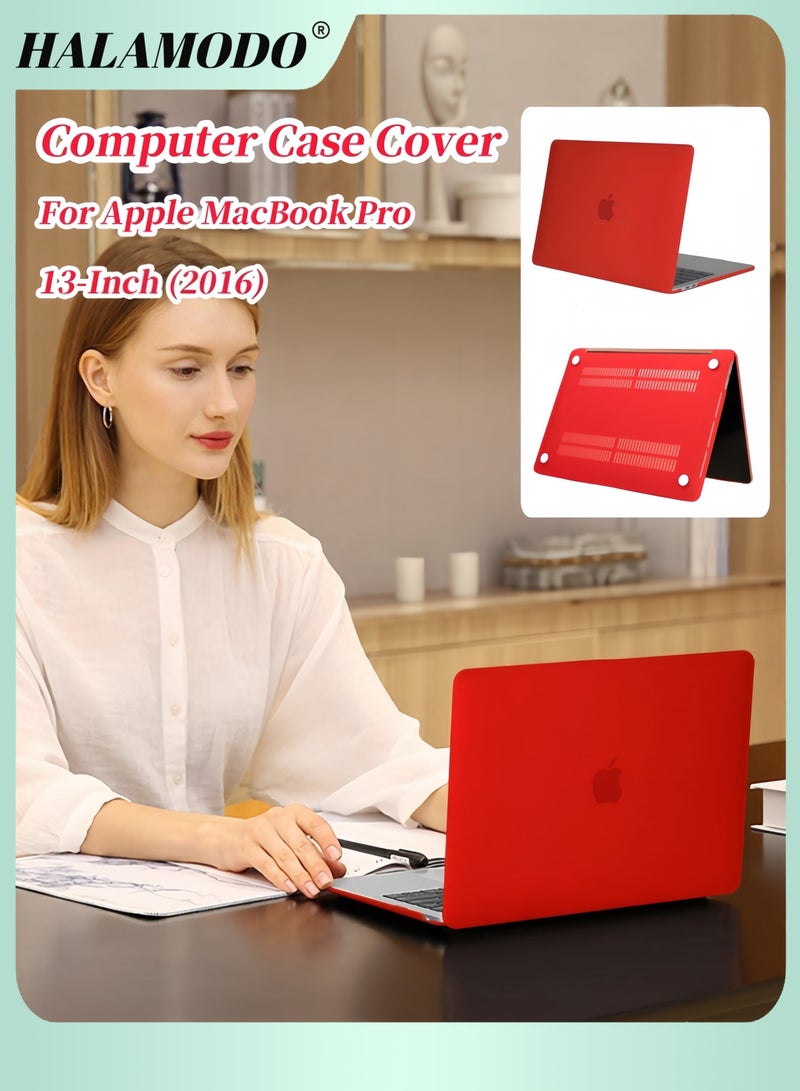 هالامودو حافظة حماية للكمبيوتر اللوحي متوافقة مع ماك بوك برو 13 بوصة (2016) حافظة حماية صلبة رفيعة للغاية مقاومة للخدش للكمبيوتر المحمول - Image 1